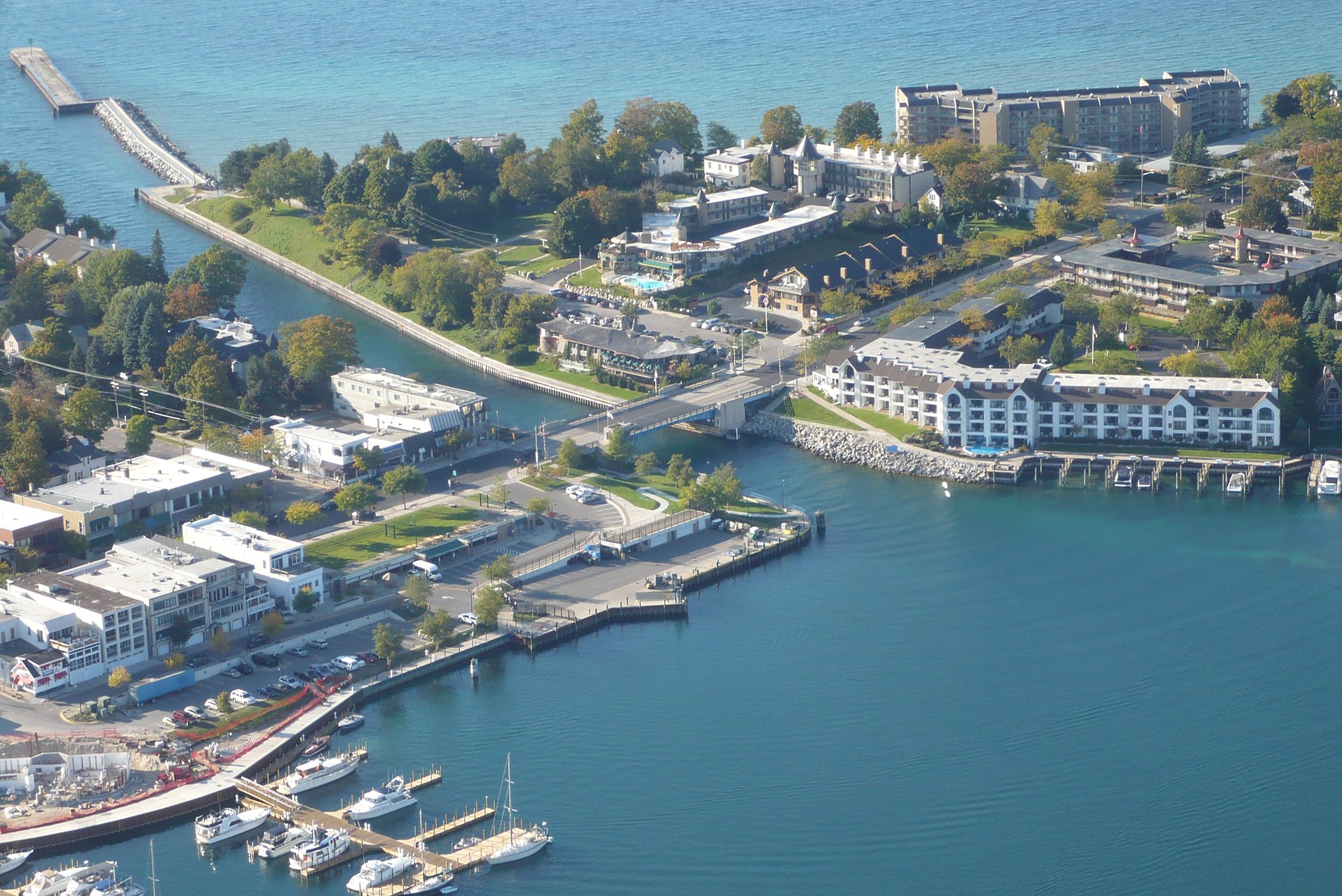 Charlevoix: Mushroom Houses and a Drawbridge Downtown
