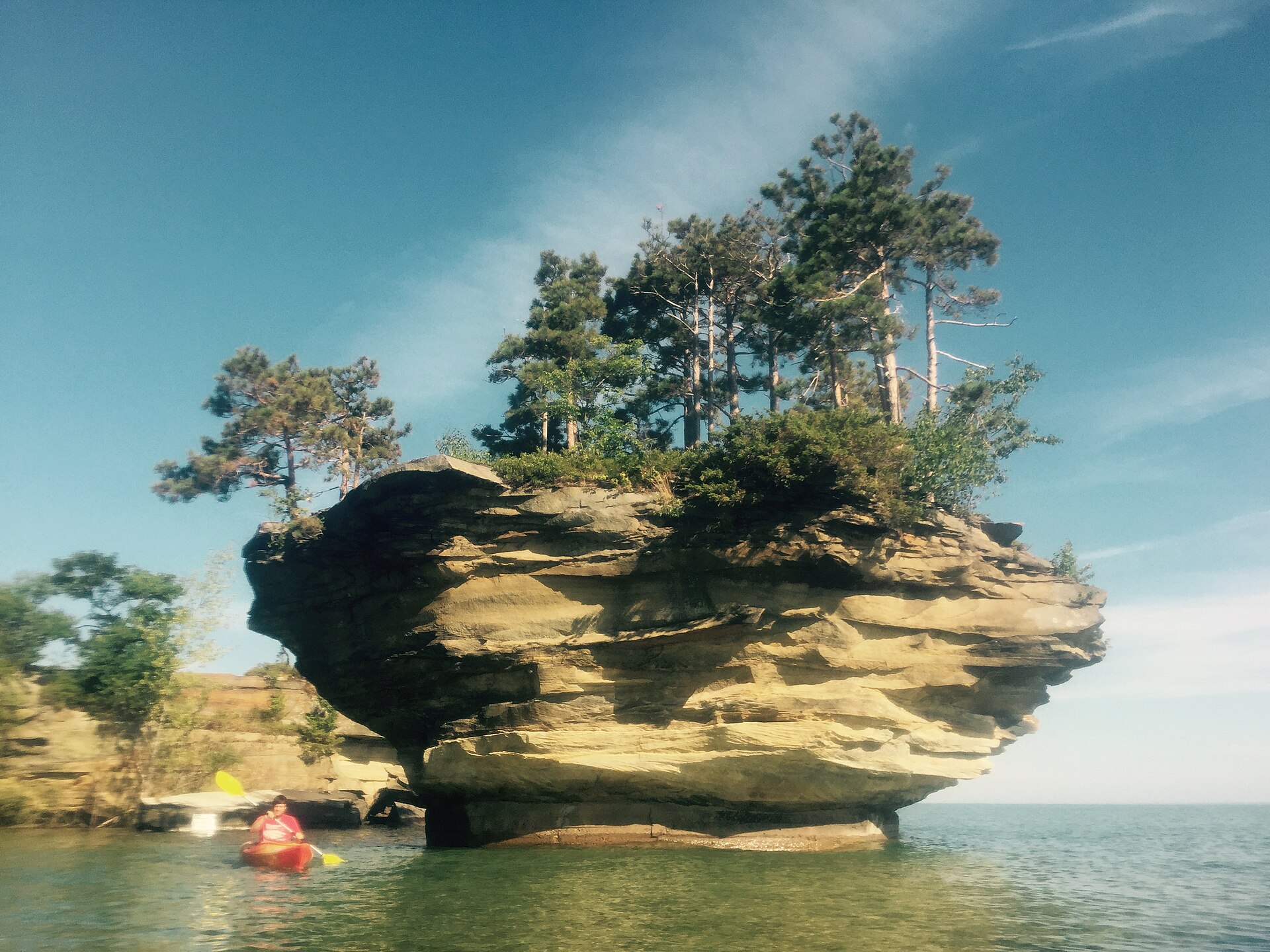 Port Austin: Turnip Rock at the Tip of the Thumb