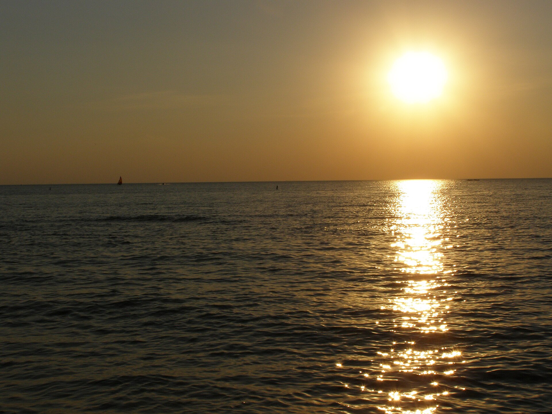 Sunset on Lake Michigan